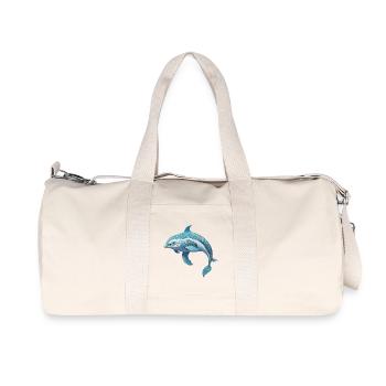 Dolphin - Recycled Canvas Sports Bag by Stanley/Stella - natural - Front