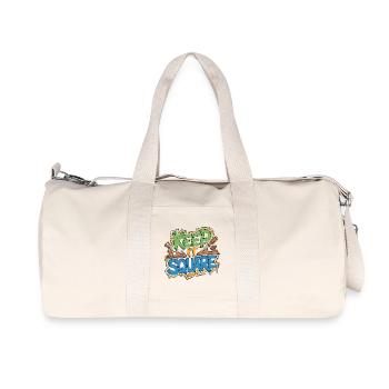 Fabricant de meubles Maintien-le Carré - Sac de sport en toile recyclée Stanley/Stella - blanc naturel - Devant