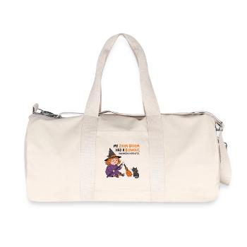 Besen Blowout Hexen-Tee - Recycelte Canvas-Sporttasche von Stanley/Stella - Naturweiß - Vorne