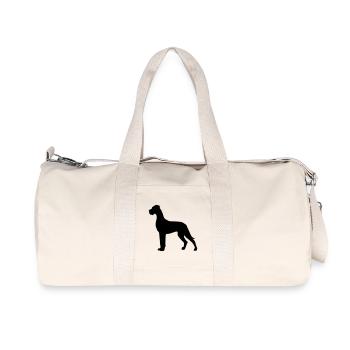Dogue allemand - Sac de sport en toile recyclée Stanley/Stella - blanc naturel - Devant