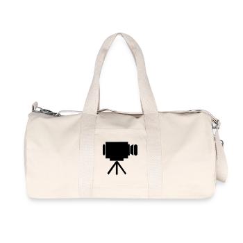 movie theater - Recycled Canvas Sports Bag by Stanley/Stella - natural - Front