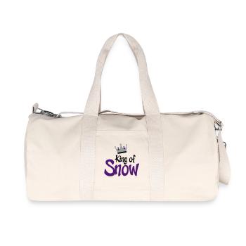 snowboarding - Recycled Canvas Sports Bag by Stanley/Stella - natural - Front