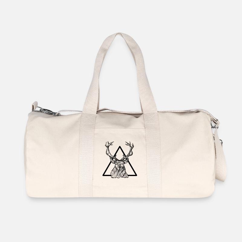 Hert - Recycelte Canvas-Sporttasche von Stanley/Stella - Naturweiß