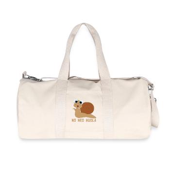 No ned Hudla Schwäbisch Schwaben Schnecke - Recycelte Canvas-Sporttasche von Stanley/Stella - Naturweiß - Vorne