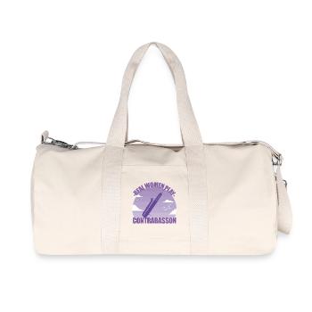 Contrabassoon Instrument Musician Girl Gift - Recycled Canvas Sports Bag by Stanley/Stella - natural - Front