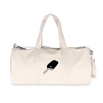 Instructeur de conduite de clé de voiture - Sac de sport en toile recyclée Stanley/Stella - blanc naturel - Devant