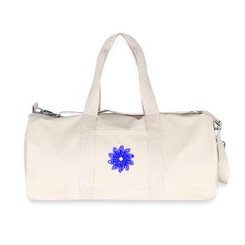 Mandala | Rayons de soleil | Modèle - Sac de sport en toile recyclée Stanley/Stella - blanc naturel - Devant