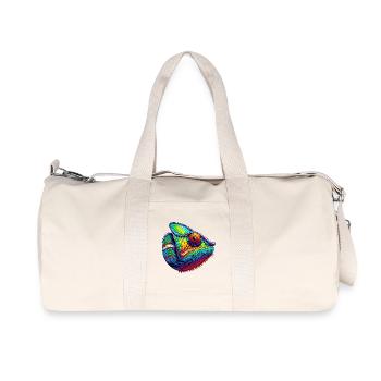 Chamäleon - Recycelte Canvas-Sporttasche von Stanley/Stella - Naturweiß - Vorne