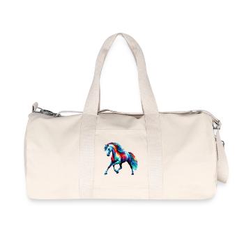 Pferd - Recycelte Canvas-Sporttasche von Stanley/Stella - Naturweiß - Vorne