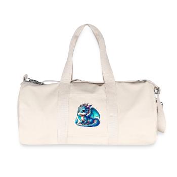 Dragon - Sac de sport en toile recyclée Stanley/Stella - blanc naturel - Devant