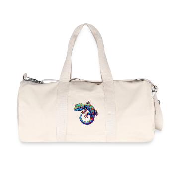 Gecko - Recycelte Canvas-Sporttasche von Stanley/Stella - Naturweiß - Vorne