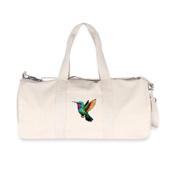 Kolibri - Recycelte Canvas-Sporttasche von Stanley/Stella - Naturweiß - Vorne