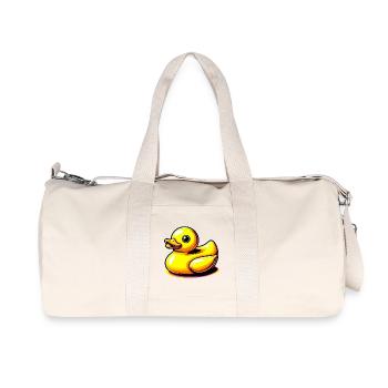 Duckling Duck Duck - Recycled Canvas Sports Bag by Stanley/Stella - natural - Front
