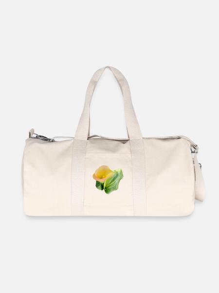 GELBE CALLA-LILIE - Recycelte Canvas-Sporttasche von Stanley/Stella - Naturweiß