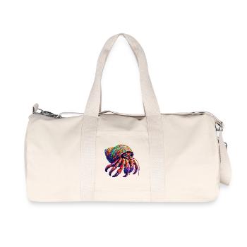 Hermit crab - Recycled Canvas Sports Bag by Stanley/Stella - natural - Front