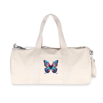 Butterfly - Recycled Canvas Sports Bag by Stanley/Stella - natural - Front