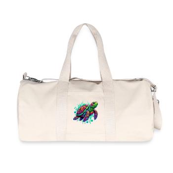 Turtle - Recycled Canvas Sports Bag by Stanley/Stella - natural - Front