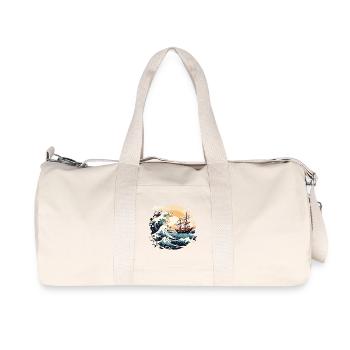 Voile - Sac de sport en toile recyclée Stanley/Stella - blanc naturel - Devant