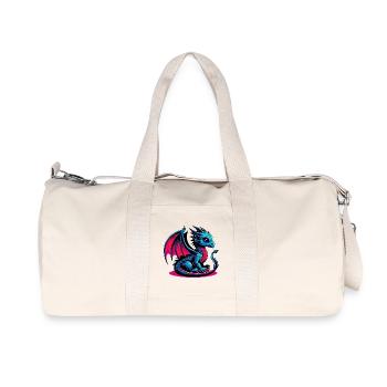 Dragon - Recycled Canvas Sports Bag by Stanley/Stella - natural - Front