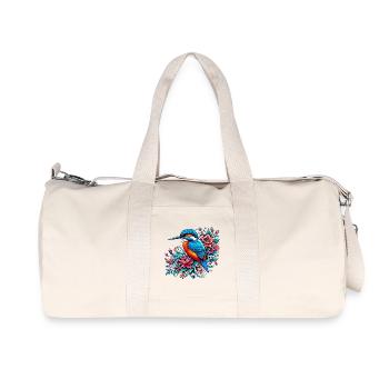 Kingfisher - Recycled Canvas Sports Bag by Stanley/Stella - natural - Front
