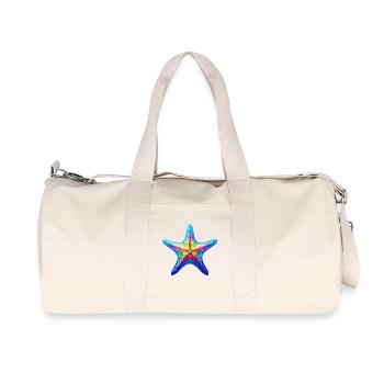 Étoile de mer - Sac de sport en toile recyclée Stanley/Stella - blanc naturel - Devant