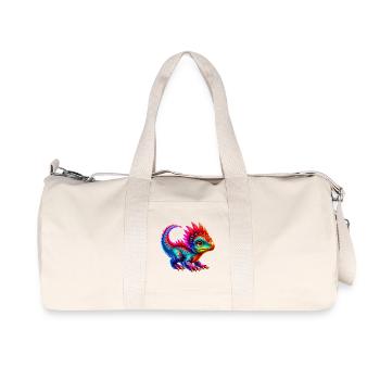 Dinosaure - Sac de sport en toile recyclée Stanley/Stella - blanc naturel - Devant