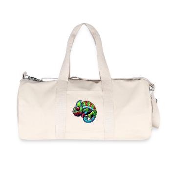Chamäleon - Recycelte Canvas-Sporttasche von Stanley/Stella - Naturweiß - Vorne