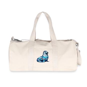 Phoque - Sac de sport en toile recyclée Stanley/Stella - blanc naturel - Devant