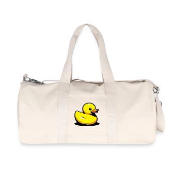 Caneton Canard Canard Canard - Sac de sport en toile recyclée Stanley/Stella - blanc naturel - Devant