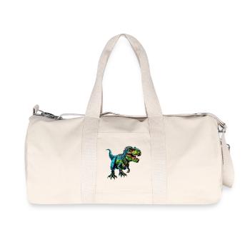 Dinosaure - Sac de sport en toile recyclée Stanley/Stella - blanc naturel - Devant