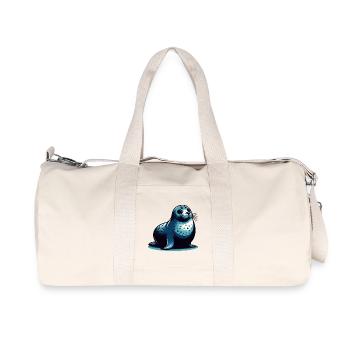 Seal - Recycled Canvas Sports Bag by Stanley/Stella - natural - Front