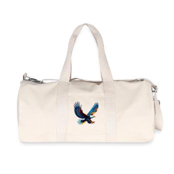 Adler - Recycelte Canvas-Sporttasche von Stanley/Stella - Naturweiß - Vorne