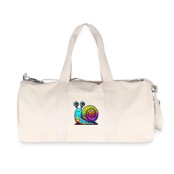 Schnecke - Recycelte Canvas-Sporttasche von Stanley/Stella - Naturweiß - Vorne