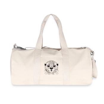 Otter - Recycelte Canvas-Sporttasche von Stanley/Stella - Naturweiß - Vorne