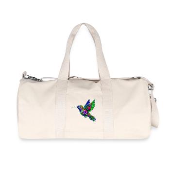 Kolibri - Recycelte Canvas-Sporttasche von Stanley/Stella - Naturweiß - Vorne
