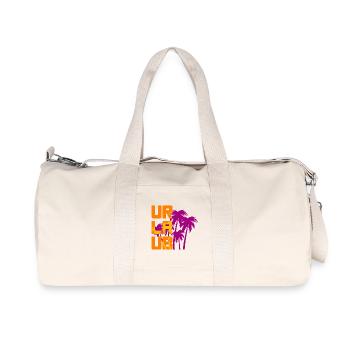 Holiday Palm Trees Holidays Summertime Beach Fun - Recycled Canvas Sports Bag by Stanley/Stella - natural - Front