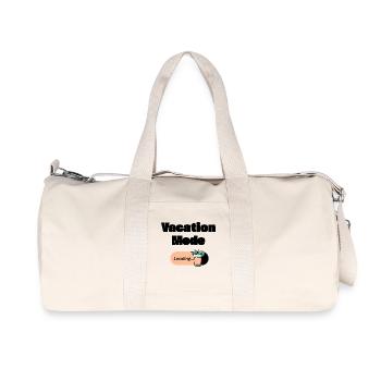 Mode vacances activé – Mai Tai avec barre de chargement (sombre) - Sac de sport en toile recyclée Stanley/Stella - blanc naturel - Devant