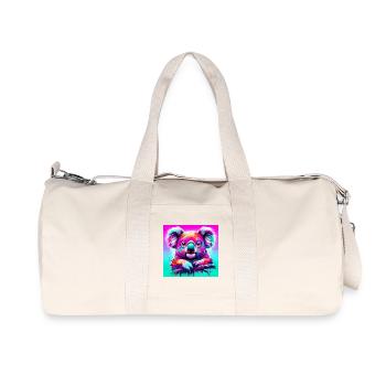 Koala - Sac de sport en toile recyclée Stanley/Stella - blanc naturel - Devant