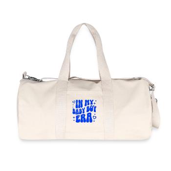 Baby Boy Geschenk Geburt Babyparty Mutter Sohn - Recycelte Canvas-Sporttasche von Stanley/Stella - Naturweiß - Vorne