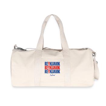 Reykjavik Iceland, Icelandic pride - Recycled Canvas Sports Bag by Stanley/Stella - natural - Front