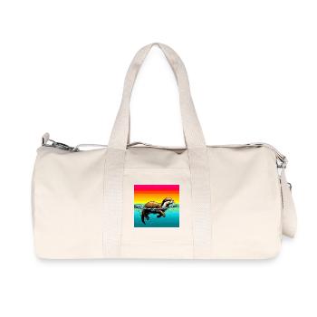 loutre - Sac de sport en toile recyclée Stanley/Stella - blanc naturel - Devant