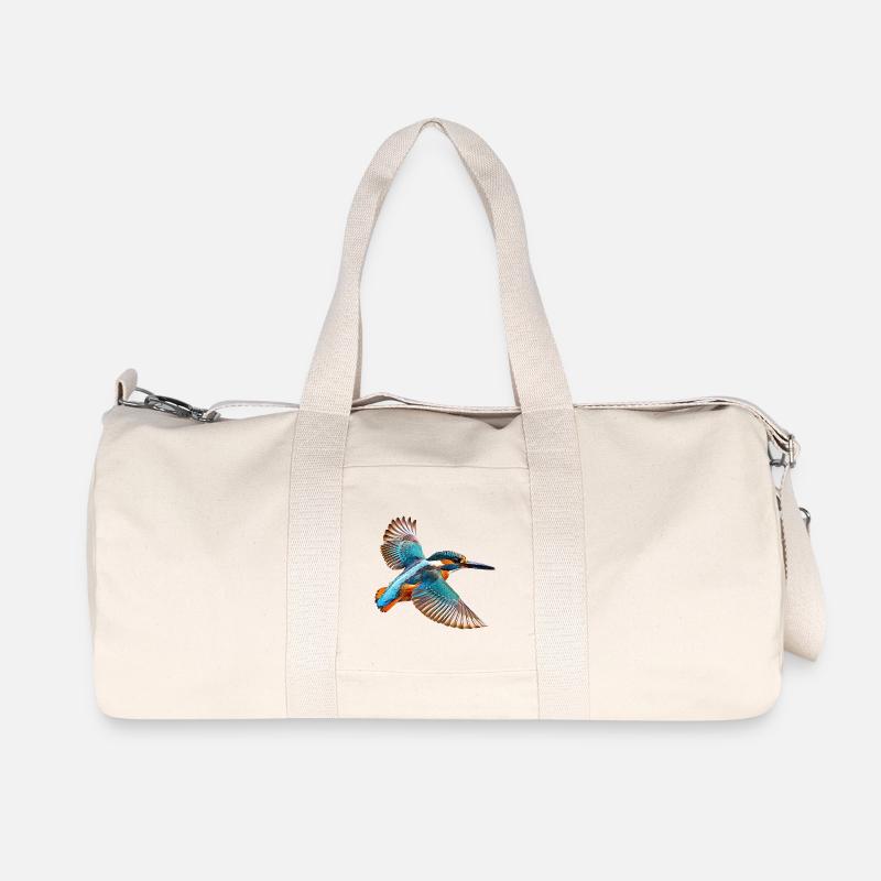 Eisvogel - Recycelte Canvas-Sporttasche von Stanley/Stella - Naturweiß
