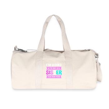Gender Reveal Silvester - Recycelte Canvas-Sporttasche von Stanley/Stella - Naturweiß - Vorne