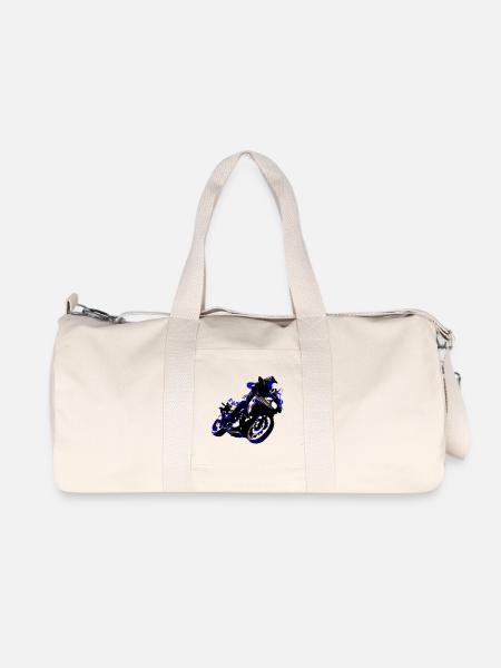 Enduro de voyage - Sac de sport en toile recyclée Stanley/Stella - blanc naturel