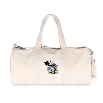 Katze - Recycelte Canvas-Sporttasche von Stanley/Stella - Naturweiß - Vorne
