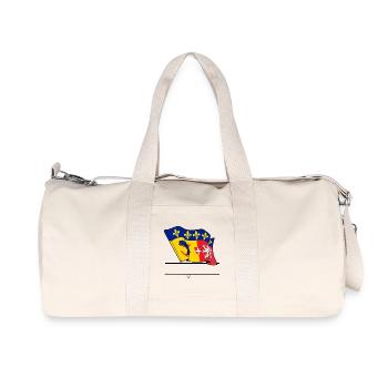 Rhône-Alpes Text space - Recycled Canvas Sports Bag by Stanley/Stella - natural - Front