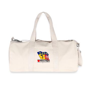 Cœur du Rhône-Alpes - Sac de sport en toile recyclée Stanley/Stella - blanc naturel - Devant