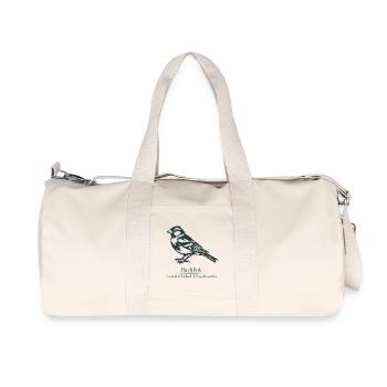 Silhouette de pinson | Ornithologie | Dessin - Sac de sport en toile recyclée Stanley/Stella - blanc naturel - Devant