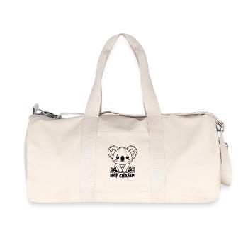 Maître Koala Nap - Sac de sport en toile recyclée Stanley/Stella - blanc naturel - Devant