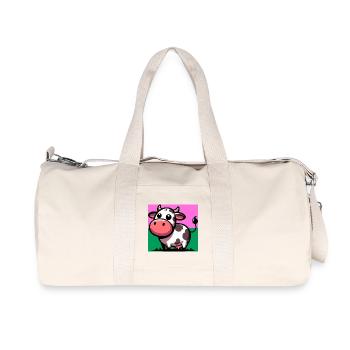 cow - Recycled Canvas Sports Bag by Stanley/Stella - natural - Front